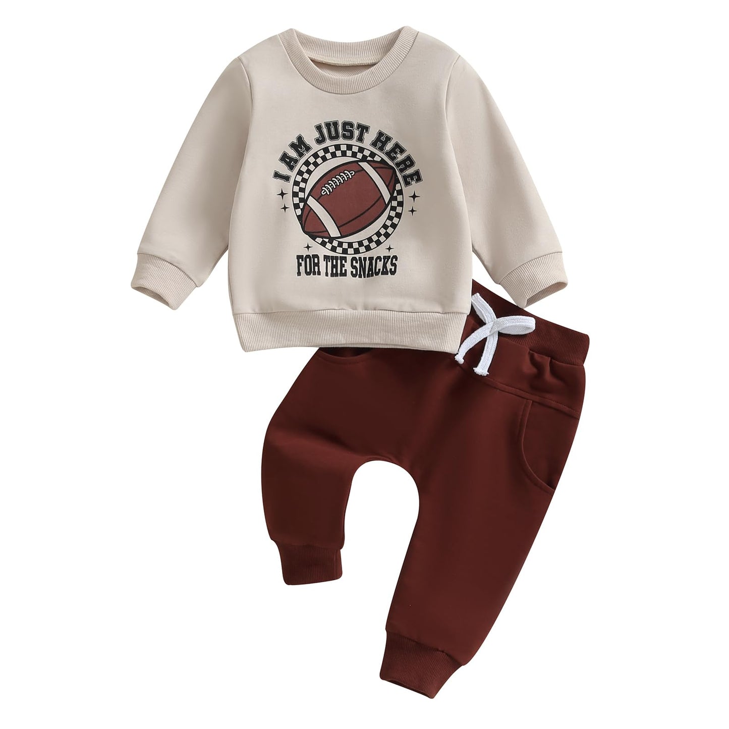 Toddler Baby Boy Sweatshirt Outfit Mamas Little Man Long Sleeve Shirt Jogger Pants Fall Outfits Winter Clothes Set