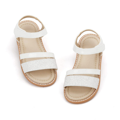 Felix & Flora Toddler Girl Sandals - Little Girl Easter Summer Dress Shoes Lightweight Open Toe Beach Holiday.
