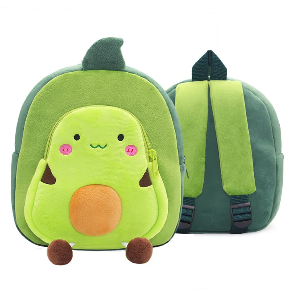 Toddler Backpack for Boys and Girls, Cute Soft Plush Animal Cartoon Mini Backpack Little For Kids 2-6 Years (Cows)