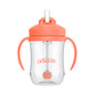 Dr. Brown's Milestones, Baby's First Straw Cup Sippy Cup with Straw, 6m+, 9oz/270ml, Coral, BPA Free