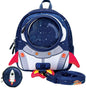 yisibo Rocket Toddler Backpack with Leash,3-6 Years Anti-lost Kids Backpack,Children Backpack for boys girls