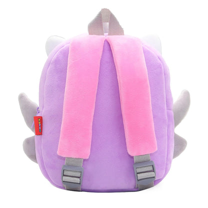 Cute Toddler Backpack Plush Animal Cartoon Mini Travel Daycare Bag for Baby Girl Boy 2-6 Years (Shark Blue)