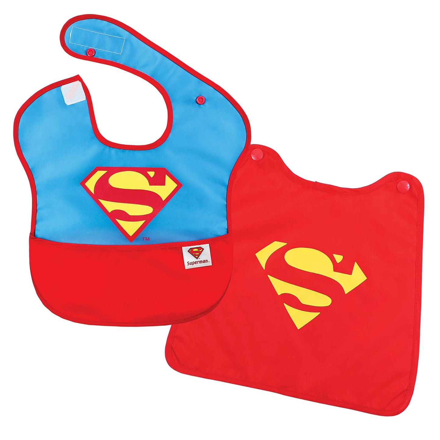 Bumkins Disney Bibs for Girl or Boy, SuperBib Baby and Toddler 6-24 Months, Essential Must Have for Eating, Feeding, Baby Led Weaning, Mess Saving Waterproof Soft Fabric, 3-pk Pooh Bear and Friends
