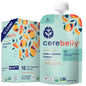 Cerebelly Organic Baby Food Pouches Variety Pack – Organic Veggie Purees for Toddlers | No Added Sugar, Fiber, Non-GMO | Blended Toddler Pouches | 4 Ounce BPA-Free Pouch | 4 Flavors | 8 Count
