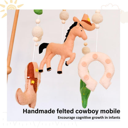 Western Baby Mobile, Cowboy Mobile for Crib, Crib Mobile for Boys, Western Nursery Decor Mobile,Baby Cowboy Nursery Decor