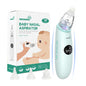 GROWNSY Nasal Aspirator for Baby | Baby Nose Sucker | Electric Nose Suction for Toddler, Ergonomic Booger Sucker with 3 Silicone Tips, Music & Light Soothing Function(White)