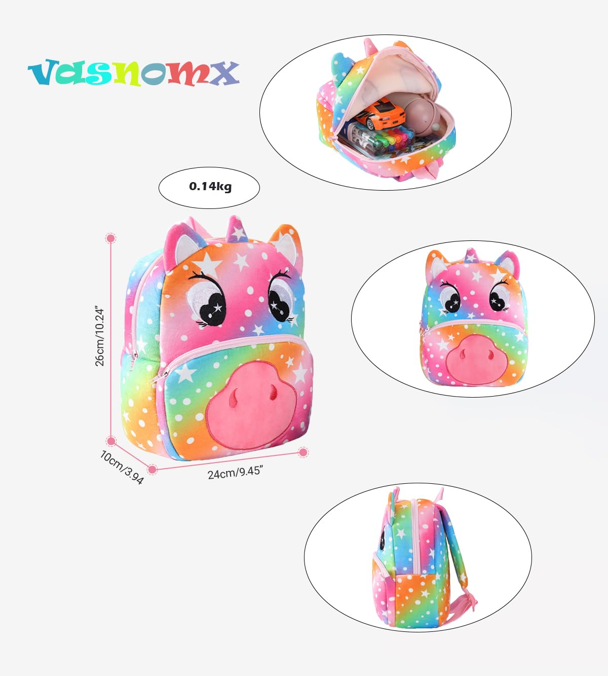 Cute Plush Toddler Backpacks Mini Brown Owl Backpack for Kids Real Littles Backpack for Boy Girl