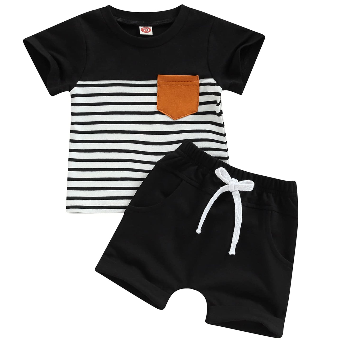 Mubineo Infant Toddler Baby Boy Summer T Shirt Shorts Outfits Short Sleeve Tee Tops Clothes Set