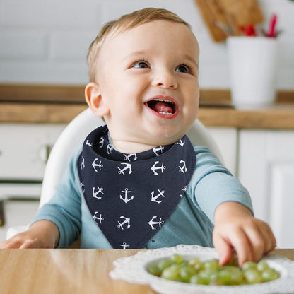 Yoofoss Baby Bibs 8 Pack Baby Bandana Drool Bibs Soft and Breathable for Boys and Girls
