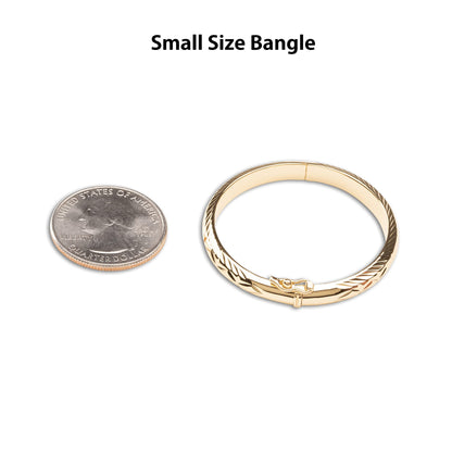 Personalized 14K Gold-Plated Baby Bangle Bracelet Gift for Infant, Toddler, Kids, Teens or Women Bracelet, Custom Jewelry with Engraved Name