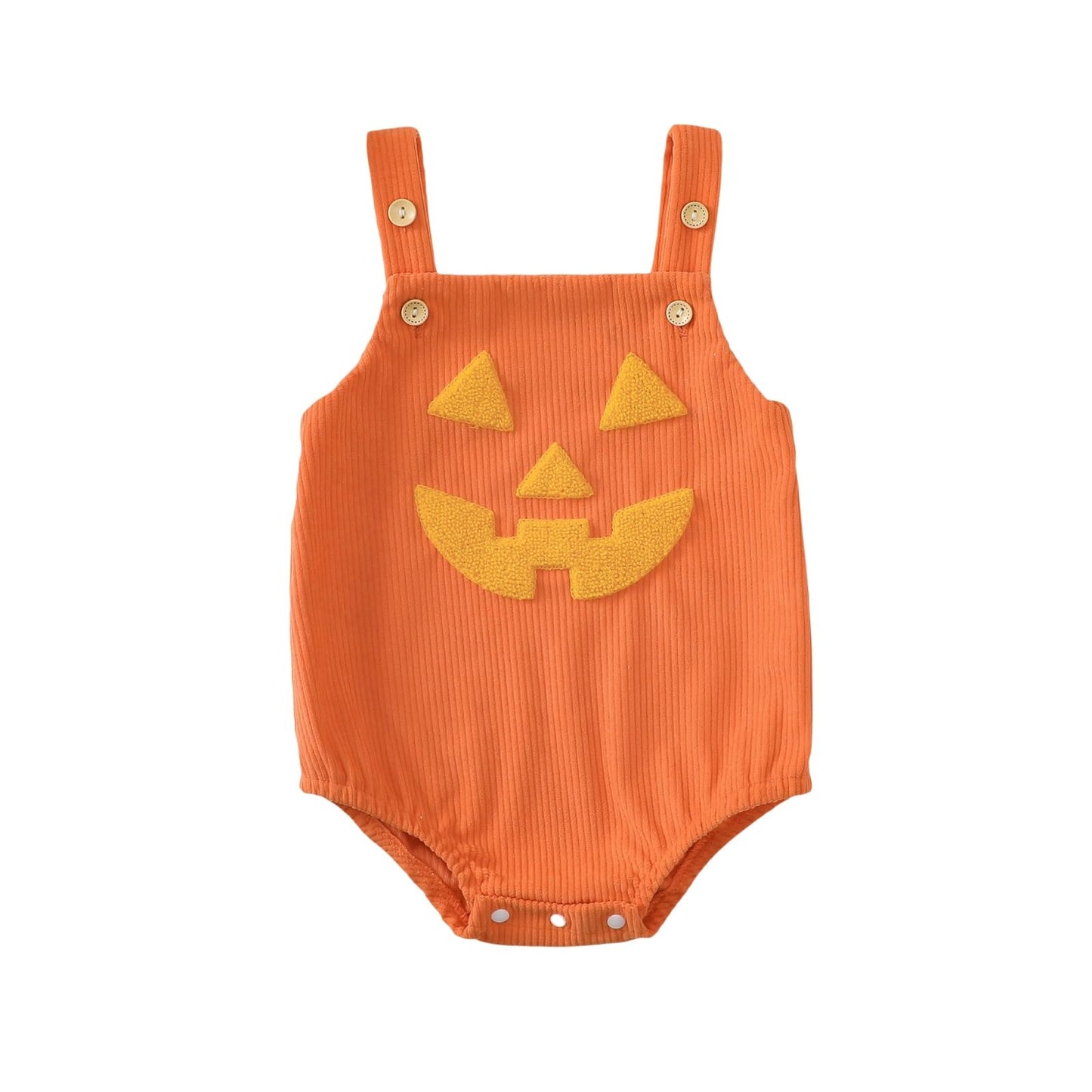 Halloween Baby Clothes Newborn Boy Tractor Pumpkin Onesie Infant Sleeveless Romper Toddler Bodysuit Cute Outfit