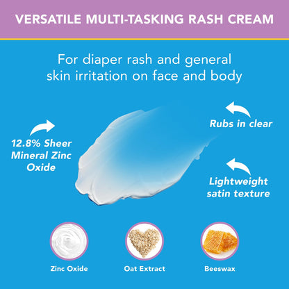 Triple Paste 3X Max Diaper Rash Ointment, Maximum Strength with 40% Zinc Oxide Ointment for Severe Diaper Rash, 2 oz Tube