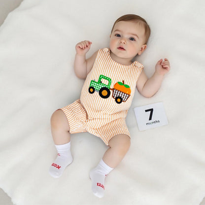 YINGISFITM Newborn Baby Boy Clothes Sailboat Overalls Sleeveless Jumpsuit Infant Bodysuit Toddler Outfits