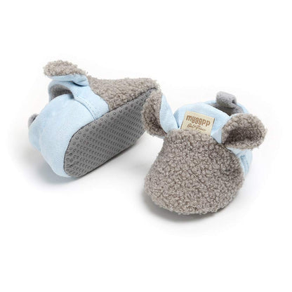 Baby Boys Girls Soft Plush Slippers Cartoon Toddler Infant Warm Winter House Shoes