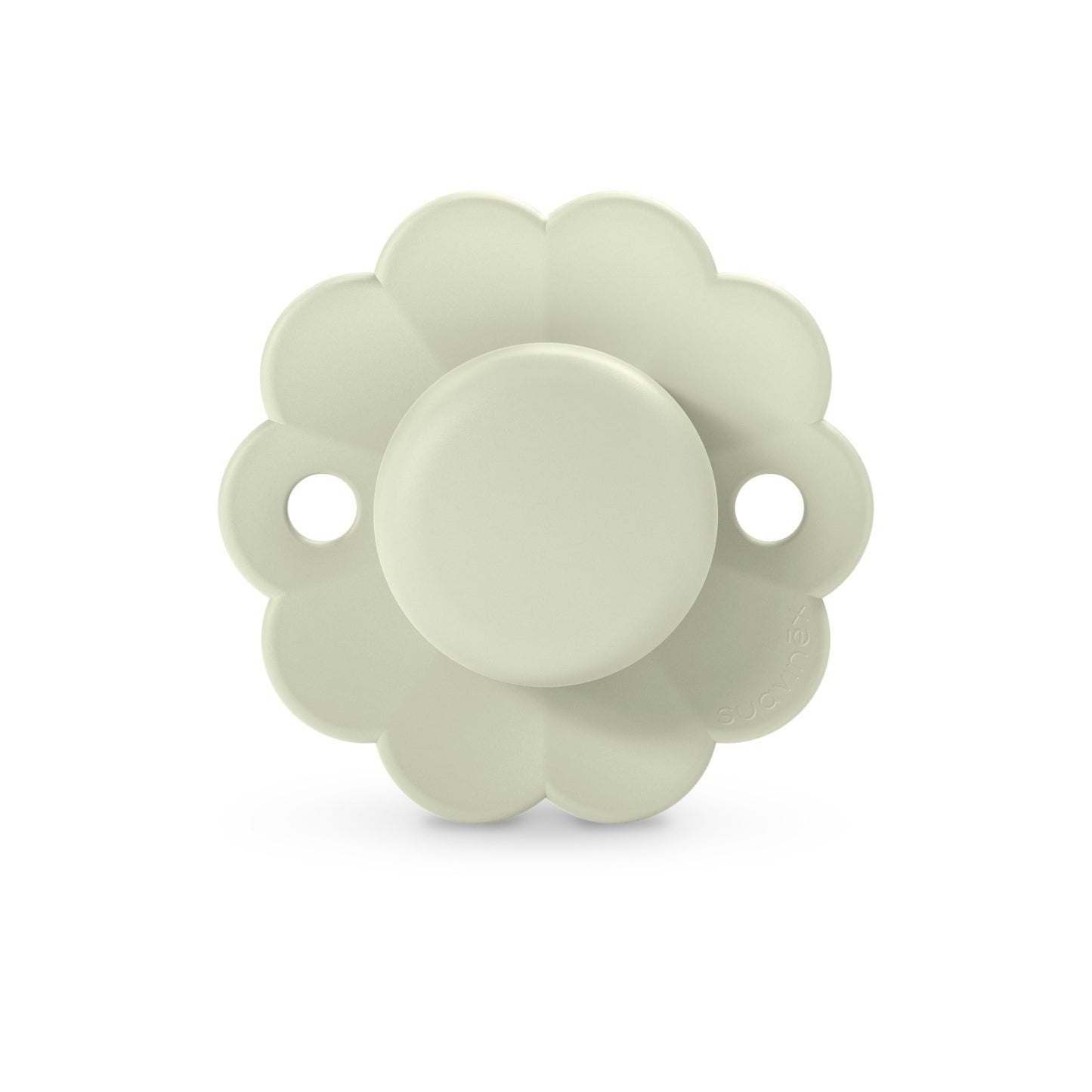 Suavinex Wonder Baby Pacifier, SX Pro Silicone Nipple, Reversible, Non Irritating Shield Design, 2 Pk Pacifiers 0-6 Months, Made in Europe, Mauve/Chalk