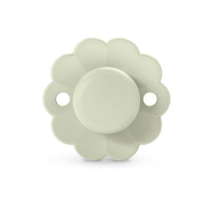 Suavinex Wonder Baby Pacifier, SX Pro Silicone Nipple, Reversible, Non Irritating Shield Design, 2 Pk Pacifiers 0-6 Months, Made in Europe, Mauve/Chalk
