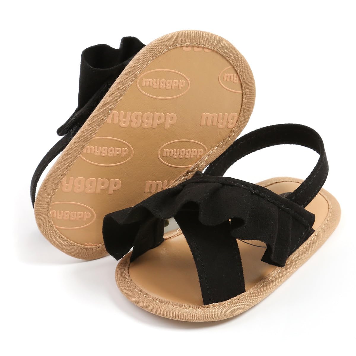 HsdsBebe Baby Girls Sandals Bohemia Flower Bow Soft Sole Toddler First Walkers Beach Summer Shoes