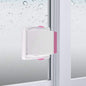 Sliding Glass Door Child Lock - OKEFAN 4 Pack Baby Safety Slide Window Locks for Kids Proof Patio Closet Doors No Drilling Tools Needed (Coffee)