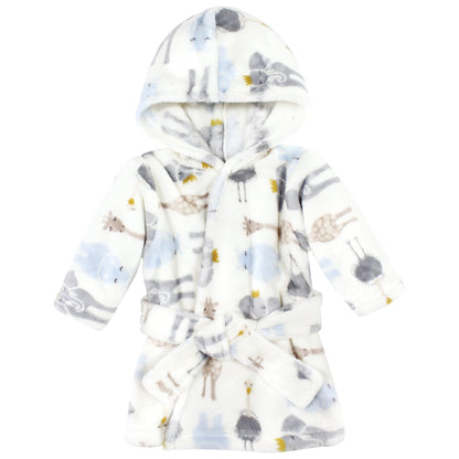 Hudson Baby Unisex Baby Plush Animal Face Bathrobe