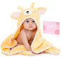Baby Hooded Towel with Unique Animal Design Ultra Soft Thick Cotton Bath Towel for Newborn (Bunny)