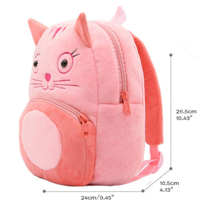 Cute Toddler Backpack Plush Animal Cartoon Mini Travel Daycare Bag for Baby Girl Boy 2-6 Years (Shark Blue)