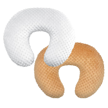 OWLOWLA Nursing Pillow Cover, Breastfeeding Pillow Slipcover Fits Nursing Pillow for Baby Boy Girl(Blush Pink)