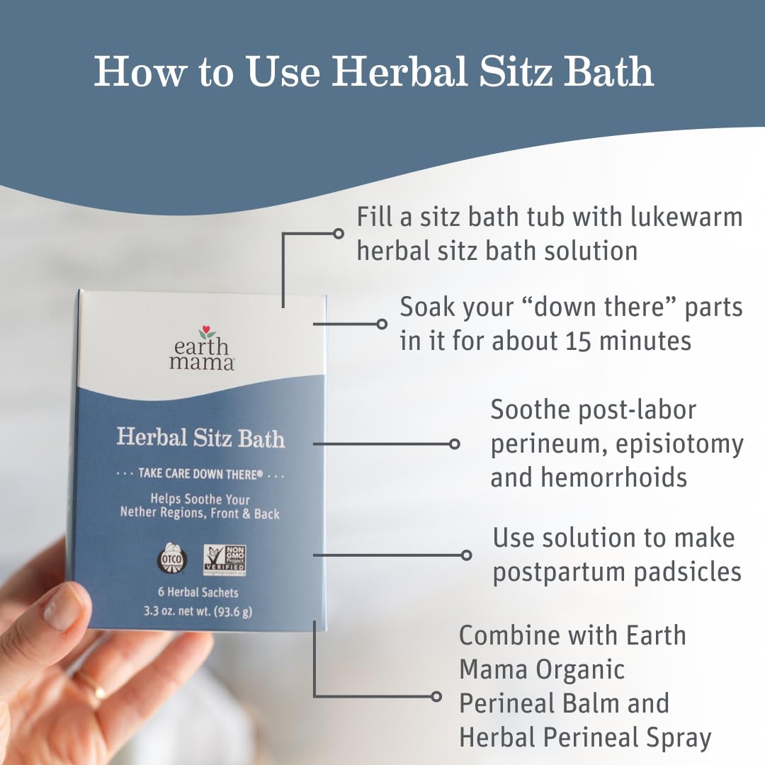 Earth Mama Herbal Perineal Spray | Safe for Pregnancy and Postpartum Recovery, Witch Hazel Natural Cooling Spray For After Birth Feminine Care Essentials, No Benzocaine or Butane, 4-Fluid Ounce