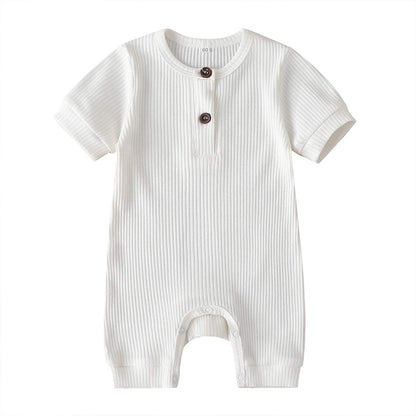 Infant Newborn Baby Boys Girls Cotton Linen Romper Summer Jumpsuit Sleeveless Overalls Clothing Set