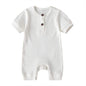Infant Newborn Baby Boys Girls Cotton Linen Romper Summer Jumpsuit Sleeveless Overalls Clothing Set