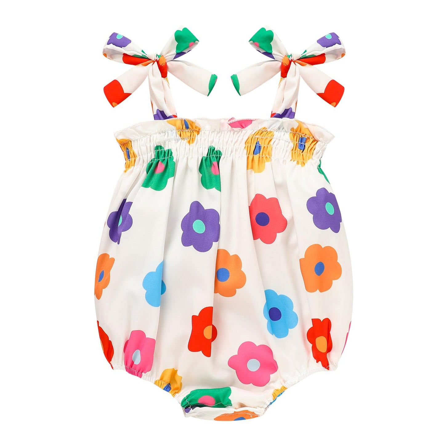 Baby Girl Summer Clothes Newborn Girl Outfits Cute Strap Baby Girl Romper Jumpsuit Infant Floral One Piece Bodysuit