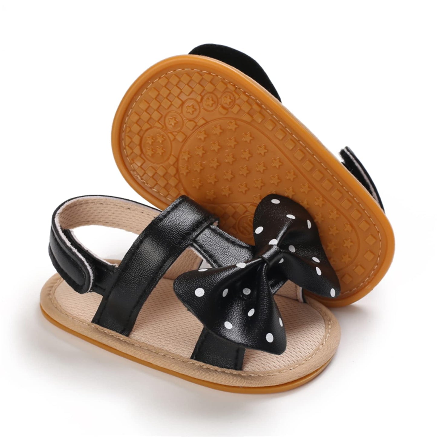 Baby Girl Sandals Summer Crib Shoes Bowknot Soft Sole Infant Girls Princess Dress Flats First Walker Shoes