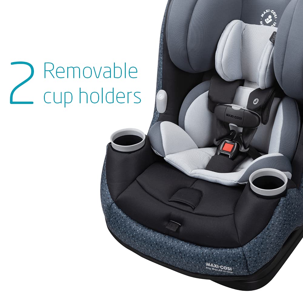 Maxi-Cosi Pria Max All-in-One Convertible Car Seat, Rear Facing Car Seat (4-40 lbs), Forward Facing Car Seat (22-65 lbs), High Back Booster Seat (40-100 lbs), Pure COSI, Desert Wonder