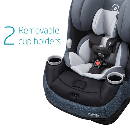 Maxi-Cosi Pria Max All-in-One Convertible Car Seat, Rear Facing Car Seat (4-40 lbs), Forward Facing Car Seat (22-65 lbs), High Back Booster Seat (40-100 lbs), Pure COSI, Desert Wonder