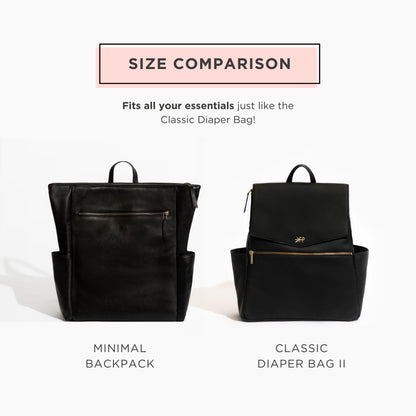 Freshly Picked Minimal Diaper Bag Backpack, Croc