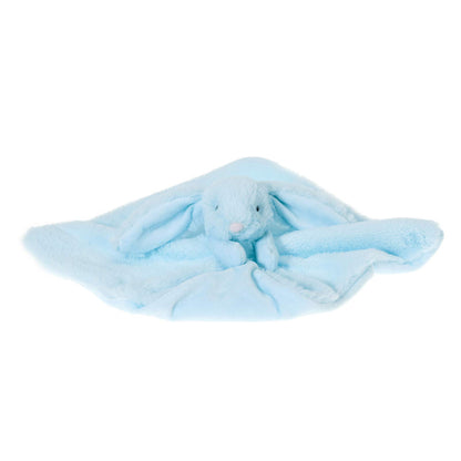Apricot Lamb Stuffed Animals Cream Bunny Rabbit Security Blanket Infant Nursery Character Blanket Luxury Snuggler Plush Baby Lovey(Cream Bunny, 13 Inches)