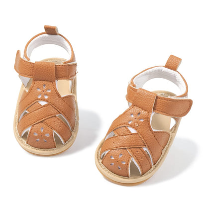 Babelvit Infant Baby Girl Boy Sandals Comfort Premium Summer Outdoor Casual Beach Shoes with Flower Bowknot Anti Slip Rubber Sole Newborn Toddler Prewalker First Walking Shoes