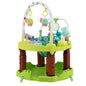 HOMGX Baby Bouncer Activity Center, 3 in 1 Baby Jumper Center & Infant Playtime Mat & Activity Table w/Baby Toys, 3 Adjustable Heights & 360° Rotatable Seat, Exersaucer for Toddlers (Green)