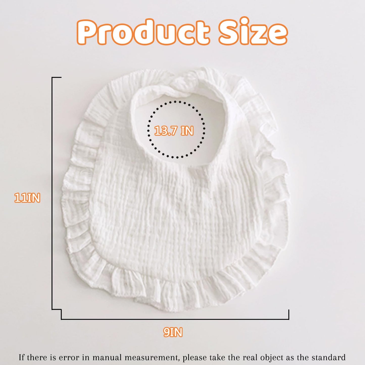 Baby Bibs Muslin Drool Teething Drooling Bibs for Baby Girl Boy Muslin Cotton