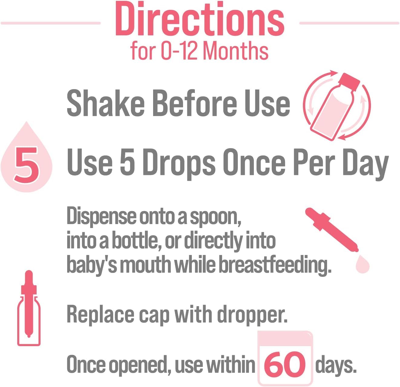 Culturelle Baby Digestive Calm & Comfort Probiotic (Age 0-12 Mos) 8.5Ml, Helps Periodic Colic, Gas, Fussiness, Crying & Digestive Upset In Infants & Newborns, Vegan Non-Gmo Gluten-Free, 1 Mos. Supply