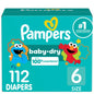 Pampers Diapers - Baby Dry - Size 1, 44 Count, Absorbent Disposable Infant Diaper (Packaging May Vary)