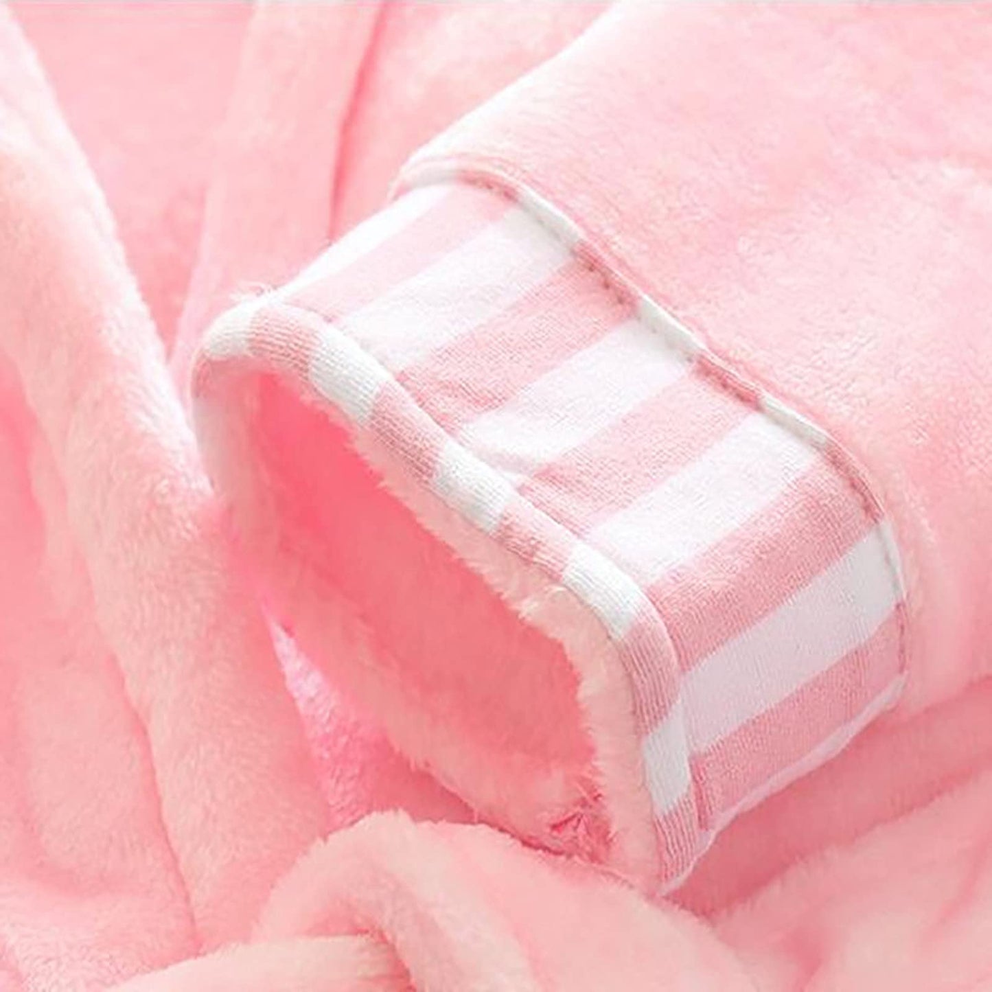 Unisex Baby Plush Bathrobe, Toddler Baby Boys Girls Cute Cartoon Animal Face Robe Flannel Hooded Fleece Bathrobe