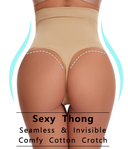 Seamless Maternity Thongs for Women, No Show Maternity Shapewear Over The Belly, Pregnancy Belly Support Panties