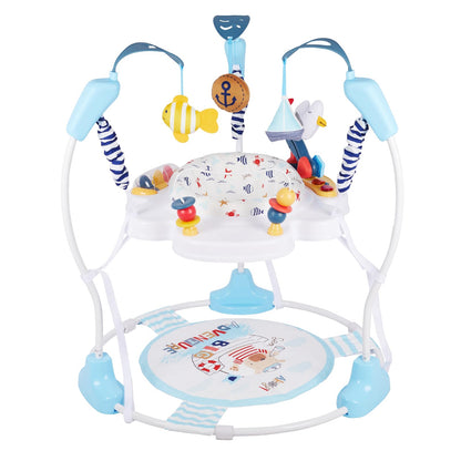 Baby Activity Center, 3-in-1 Baby Jumper, Infant Activity Center with 360° Rotating Seat, Music, Lights, 3 Adjustable Heights, Infant Activity Jumper for 6+ Months JP2401