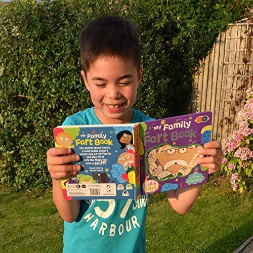 Buddy & Barney: Scratch & Sniff Book: My Family Fart Book - Rhyming Board Book, Lift The Flap, 6 Real Smells, Funny Reading, Toddlers & Kids Ages 2+