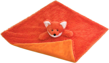 Baby Pink Fox Soft Stuffed Animal Security Blanket, Plush Fox Character Lovey Blanket, Baby Shower/Nursery Gift, Newborn Infant Toddler Snuggle Blankie for Girls Boys, 14 Inches