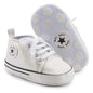Unisex Baby Girls Boys Canvas High-top Shoes, Newborn Infant Anti-Slip Soft Sole Frist Walking Breathable Sneakers