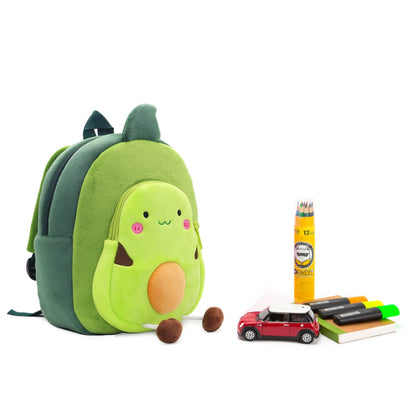 NICE CHOICE Cute Toddler Backpack Toddler Bag Plush Animal Cartoon Mini Travel Bag for Baby Girl Boy 2-6 Years(Grey Elephant)