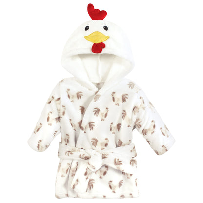 Hudson Baby Unisex Baby Plush Animal Face Bathrobe