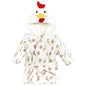 Hudson Baby Unisex Baby Plush Animal Face Bathrobe