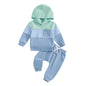 Infant Baby Boy Fall Winter Clothes Outfits Hooded Long Sweatshirt Pants Set Toddler Clothes 6 12 18 24 Months 2T